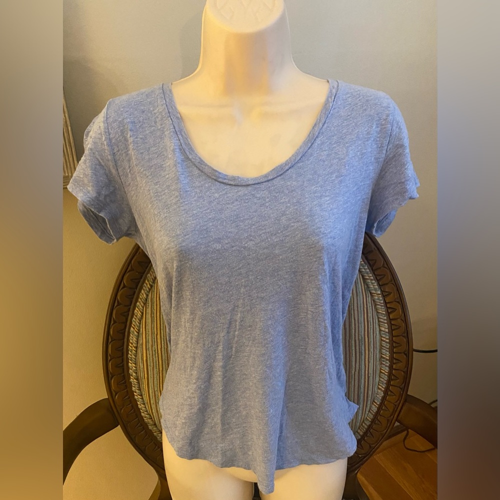LOFT Light Blue Vintage Soft  Short Sleeve Tee